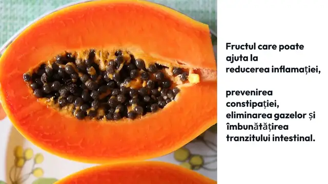 Video thumbnail for Alimentație sănătoasă pentru colon iritabil. Fructul care poate ajuta la reducerea inflamației, prevenirea constipației, eliminarea gazelor și îmbunătățirea tranzitului intestinal.