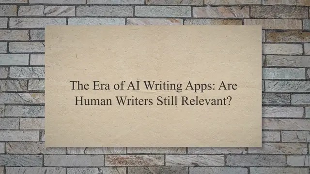 Video thumbnail for The Era of AI Writing Apps: Are Human Writers Still Relevant?