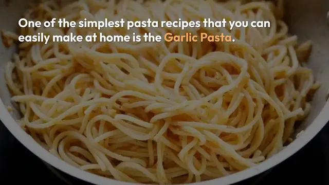 Video thumbnail for Easy Garlic Butter Pasta