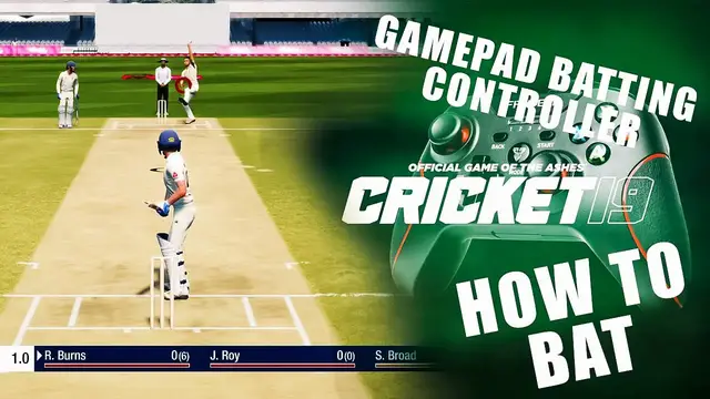 Video thumbnail for Cricket 19 Gamepad Batting Controller