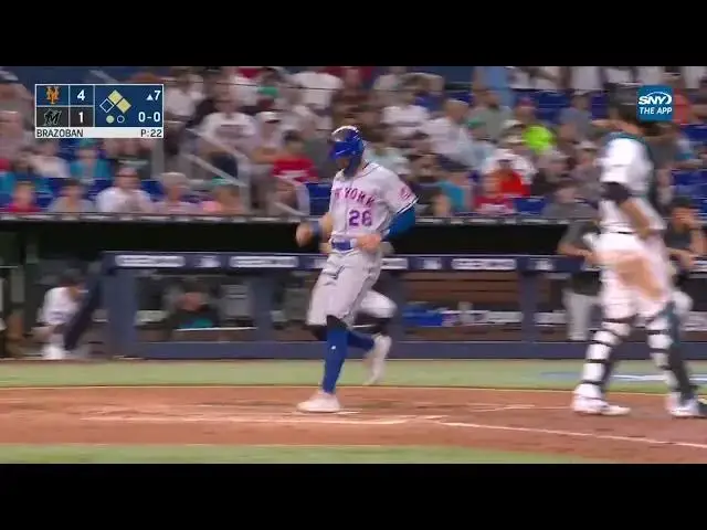 'Video thumbnail for Tommy Pham SMACKS a RBI Double, Scoring Tim Locastro! | New York Mets | 4/2/2023'