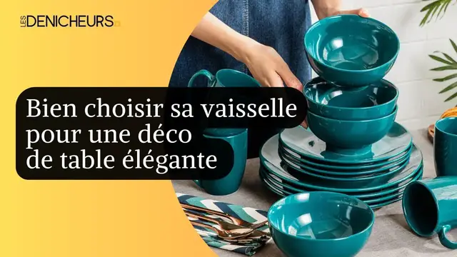 Video thumbnail for 🍽️🍴Comment choisir sa vaisselle pour une déco de table élégante ? 🥄🥣