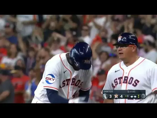 'Video thumbnail for Yordan Alvarez SMACKS a RBI Single, Scoring Yainer Diaz! | Houston Astros | 4/1/2023'