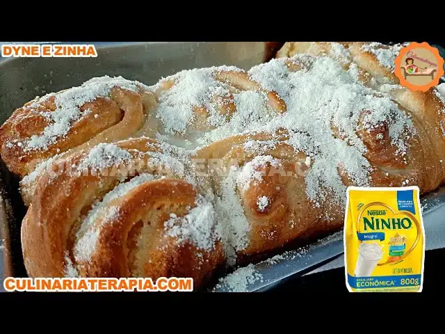 Video thumbnail for Receita Fácil de Pão Doce Fatias Húngaras Fofinhas Recheadas de Leite Ninho