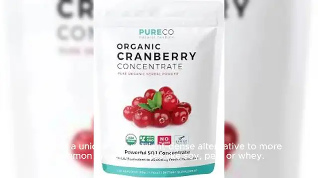 Video thumbnail for Cranberry Protein, Plant-Based Protein Powders