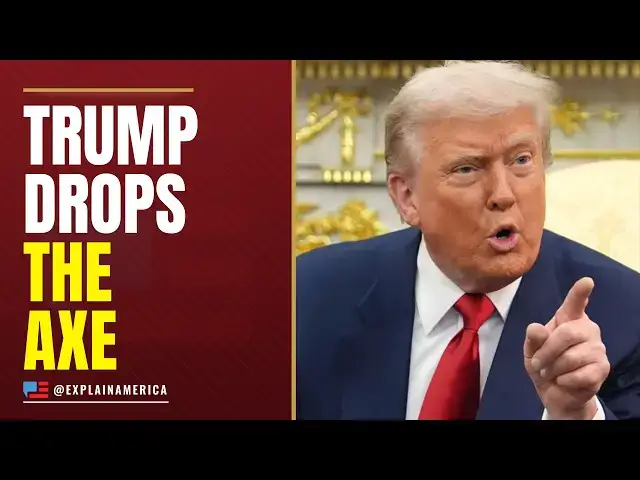 Video thumbnail for 'YOU'RE OUT!' - Trump Makes Stunning White House Announcement