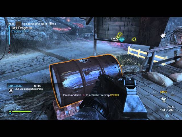 Video thumbnail for Call of Duty: Ghosts - Extinction Point of Contact: Co-op (3 Rounds) Barrier Hive Scorpion Fight