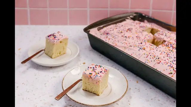 'Video thumbnail for Our Cortadillo (Mexican Pink Cake) Recipe Is Fun, Fluffy, And Made For Celebrating'