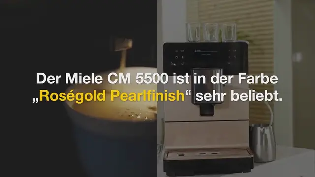Video thumbnail for Miele CM 5500 Kaffeevollautomat im Test 2024: Gute Qualität im tollen Design