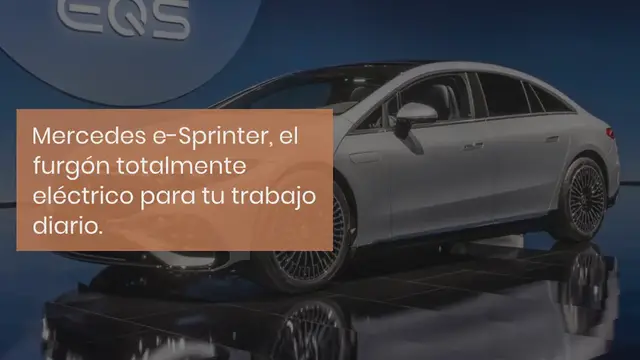 Video thumbnail for Mercedes e-Sprinter, el furgón totalmente eléctrico para tu trabajo diario.