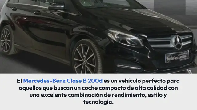 Video thumbnail for Oferta Limitada Mercedes-Benz Clase B 200d