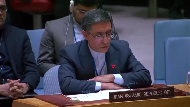 Video thumbnail for Iran Accuses U.S. of Interference Escalating Protests at UN U.S.