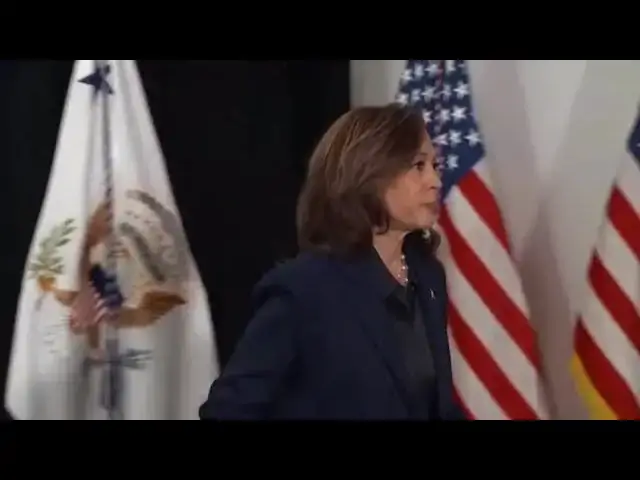 Video thumbnail for Runaway Candidate - Kamala Runs From Reporter After Being Asked Tough Questions