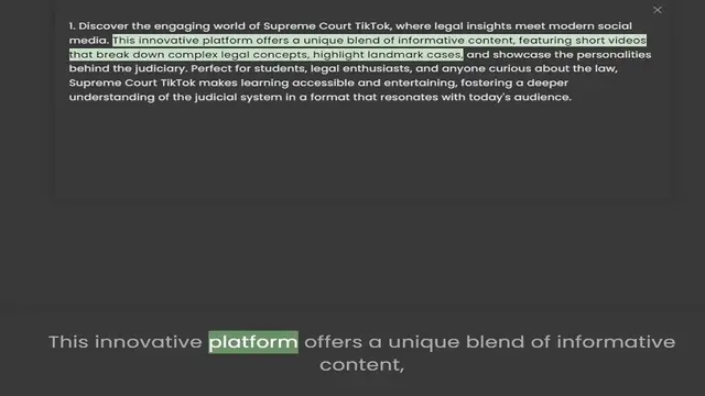 Video thumbnail for media. This innovative platform offers a unique blend of informative content, featuring short videos that break down complex legal concepts, highlight landmark cases, and showcase the personalities behind the judiciary. Perfect for studen