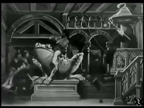 'Video thumbnail for THE SIGN OF THE CROSS (1899) a horror fantasy silent short Original title: Le Diable au couvent'