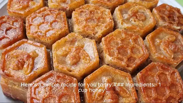 Video thumbnail for honey cake recipe