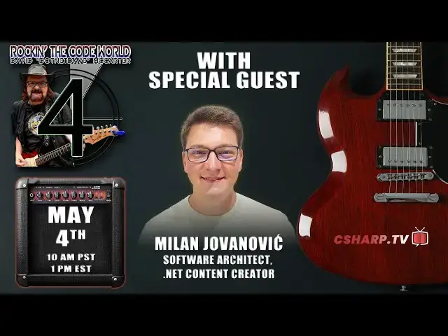 'Video thumbnail for Rockin’ The Code World with dotNetDave ft. Milan Jovanovic - Ep. 101'