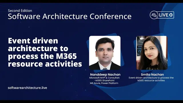 Video thumbnail for Event driven architecture to process the M365 resource activities