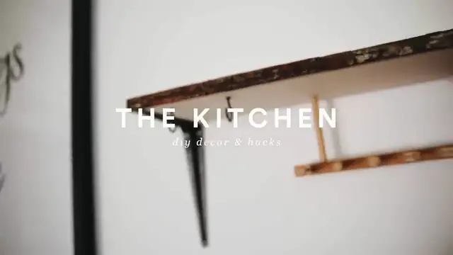 Video thumbnail for DIY IKEA KITCHEN DECOR
