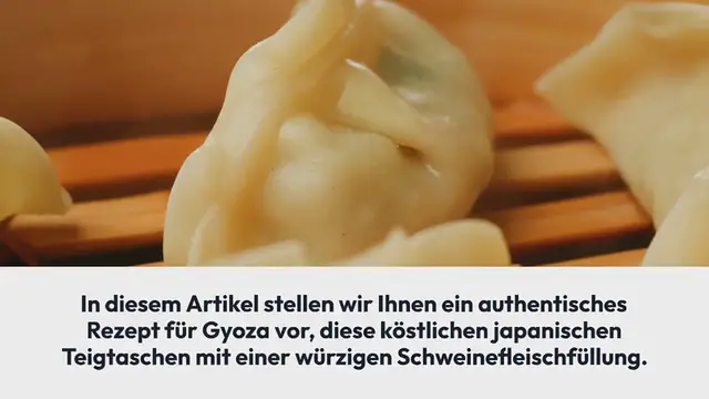 Video thumbnail for Gyoza: Rezept für japanische Teigtaschen