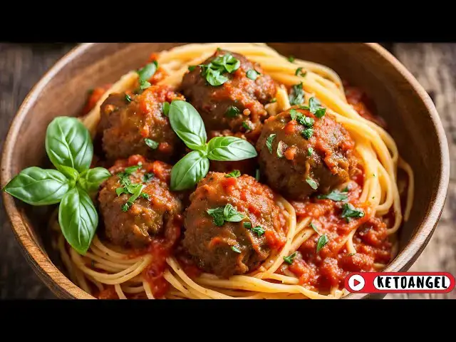 Video thumbnail for Vegetarian Meatless Mushroom Meatball Pasta Recipe