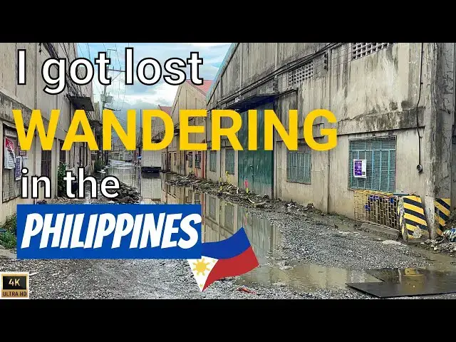 Video thumbnail for WRONG TURN | 😱😱I GOT LOST IN THE PHILIPPINES AFTER HEAVY RAIN WALKING TOUR STREET WALK [4K]