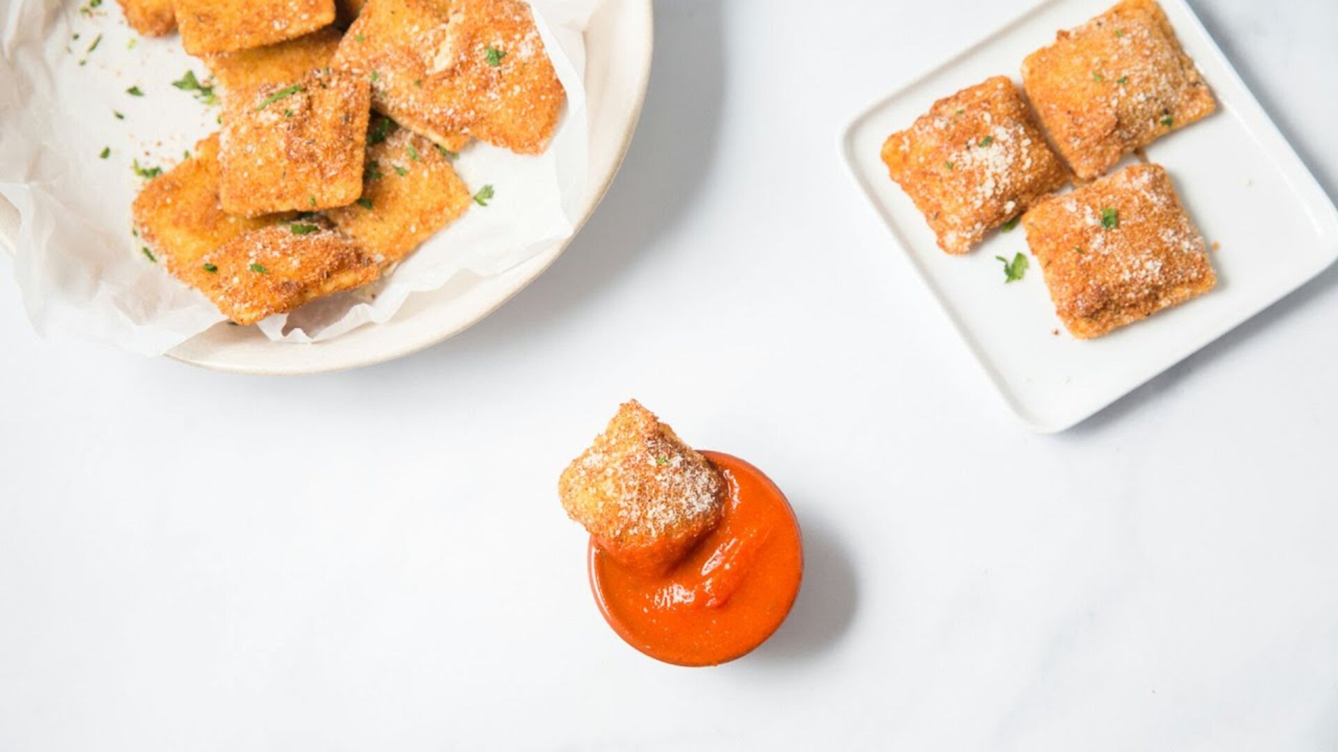 Video thumbnail for Olive Garden Toasted Ravioli, Made Right In Your Kitchen