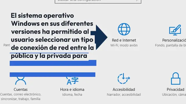 Video thumbnail for Cómo cambiar red pública a privada en Windows