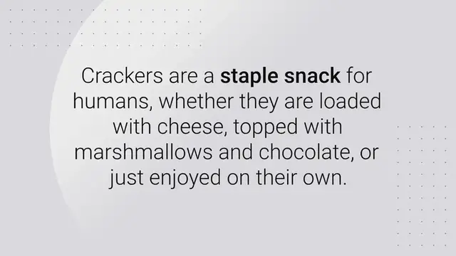 Video thumbnail for Can dogs eat crackers?