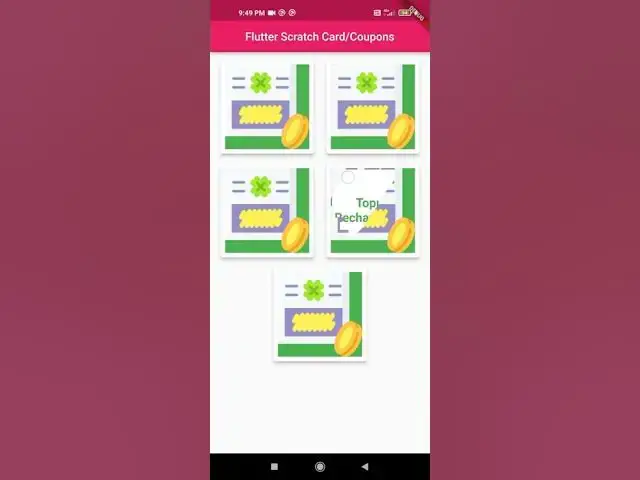 Video thumbnail for #Flutter Scratchcard examples using scratcher plugin