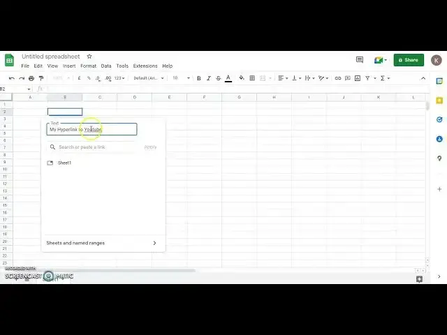 Video thumbnail for How to insert a hyperlink in GoogleSheet