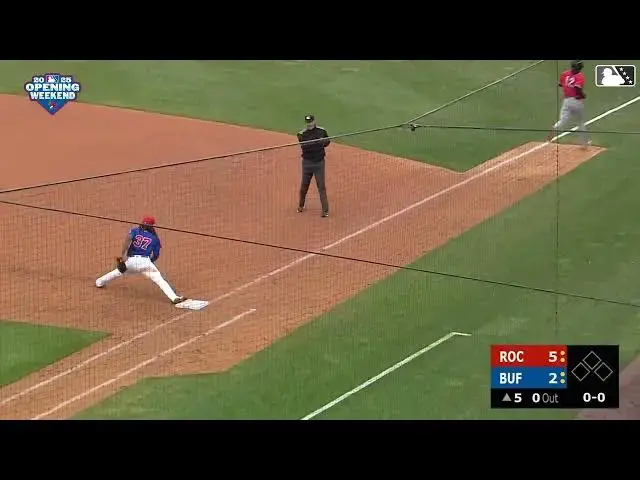 'Video thumbnail for Michael Turconi's AMAZING Backhanded Play! | Toronto Blue Jays Prospect | 03/29/2025'