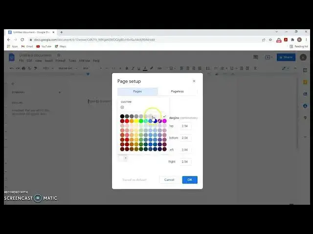 Video thumbnail for How to  change  the banground on Google Docs