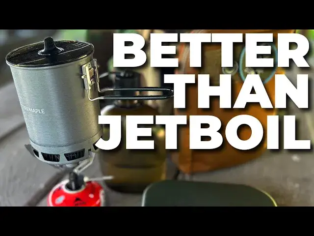 'Video thumbnail for Backpacking Stove Better Than Jetboil? Fire Maple Titanium Stove and Pot'