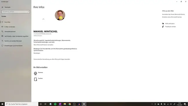 Video thumbnail for Windows 10 Profilbild ndern & Lschen  GENIALE ANLEITUNG Wie Benutzerbild Einfgen & Entfernen