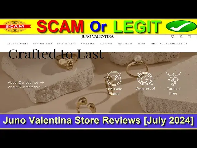 Video thumbnail for Juno Valentina Store Reviews (July 2024) - Is Junovalentina.Com A Scam Or Legit Site? Find Out! |