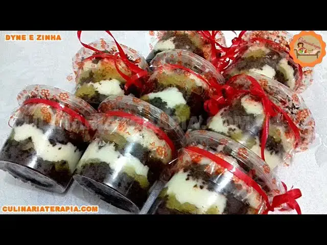 Video thumbnail for Bolo no Pote com Recheio de Prestígio com Abacaxi - Dyne e Zinha