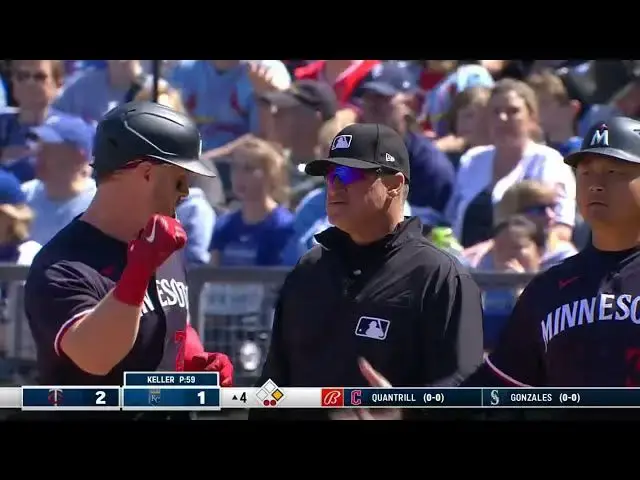 'Video thumbnail for Ryan Jeffers KNOCKS a RBI Single, Scoring Joey Gallo! | Minnesota Twins | 4/2/2023'