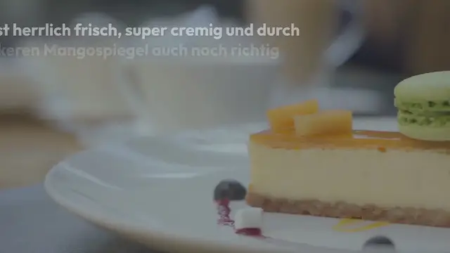 Video thumbnail for Labneh Cheesecake mit Mango