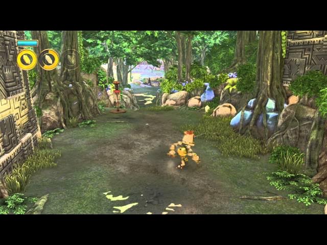 Video thumbnail for Knack - Chap 2-1: Bugs (Red Explosive) Birds & Goblin Trap Jungle Combat Action, Dr. Vargas, Relics