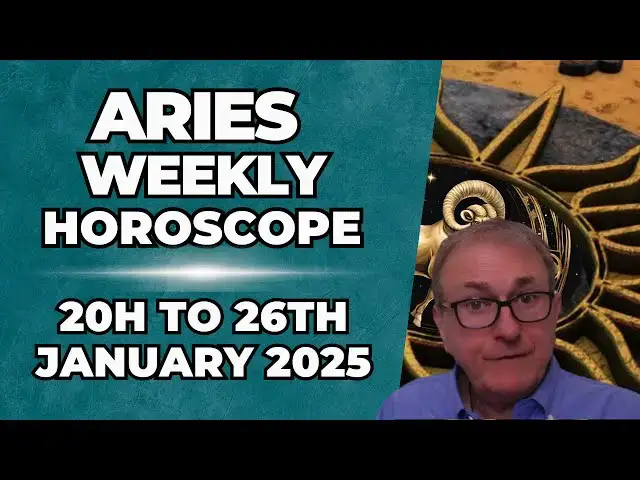 'Video thumbnail for Aries Weekly Horoscope 20th - 26th January 2025 + Astrology insights'