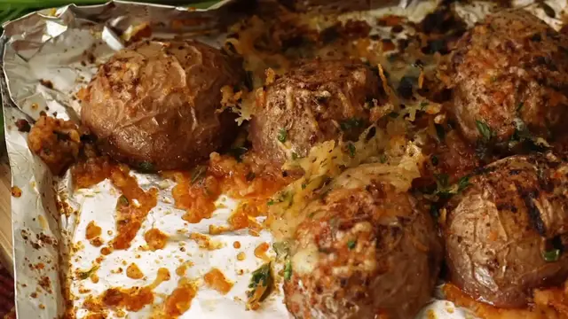 'Video thumbnail for BEST Healthy Air Fryer Garlic Parmesan Crusted Potatoes BETTER Than French Fries (720P HD)'