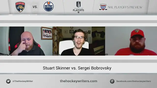 Video thumbnail for 2024 Stanley Cup Final Goaltending Matchup - Sergei Bobrovsky vs. Stuart Skinner