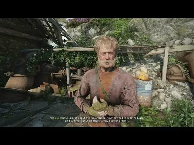 Video thumbnail for Atomfall - Slatten Dale: Meet Nat Buckshaw (Honest, Desperate, Unsure) Trader Camp & Village Added