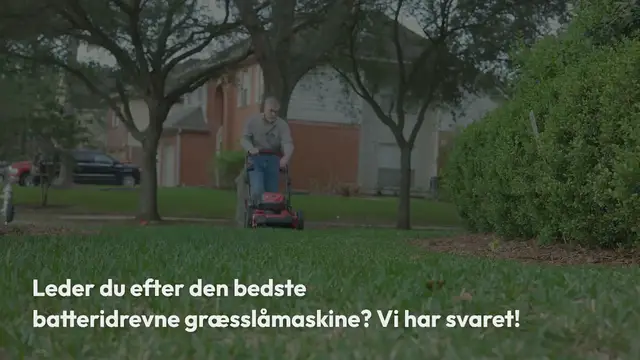 Video thumbnail for Græsslåmaskine batteri bedst i test – De Bedste græsslåmaskiner med batteri i 2024