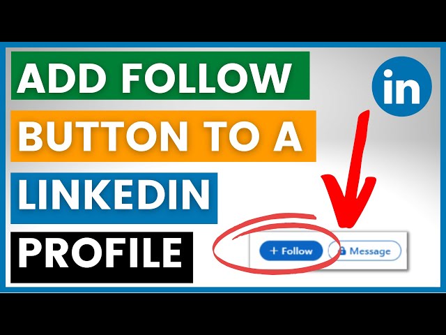 Video thumbnail for How To Add Follow Button To Your LinkedIn Profile? [in 2025] (Switch LinkedIn Connect Button)