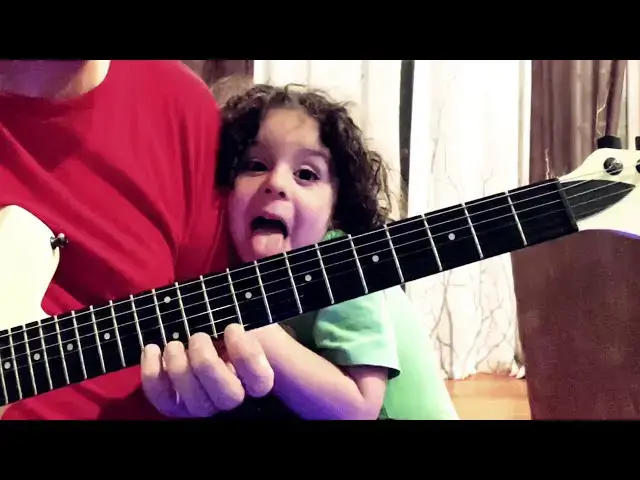 'Video thumbnail for Still Got The Blues Solo Cover by Morteza Saedi with His Adorable Son | Gary Moore Tribute'