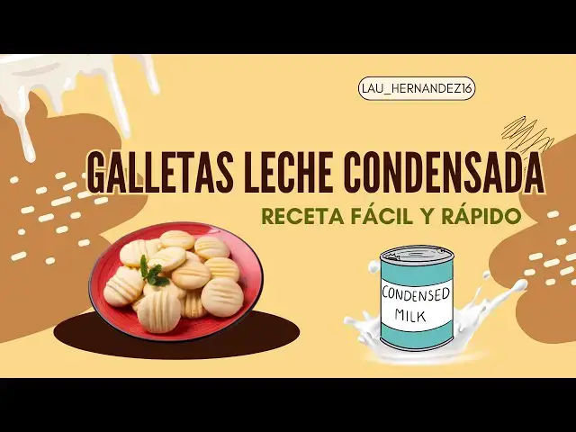 Video thumbnail for Receta de Galletas de Leche Condensada Fácil y Rápido - LAURA