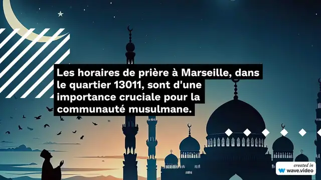 Video thumbnail for Horaire Prière Marseille 13011