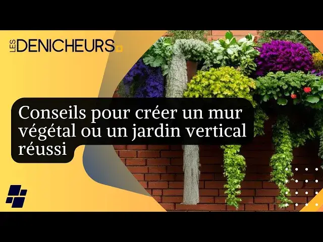 Video thumbnail for Un coin de nature sur vos murs : laissez-vous séduire par les jardins verticaux !